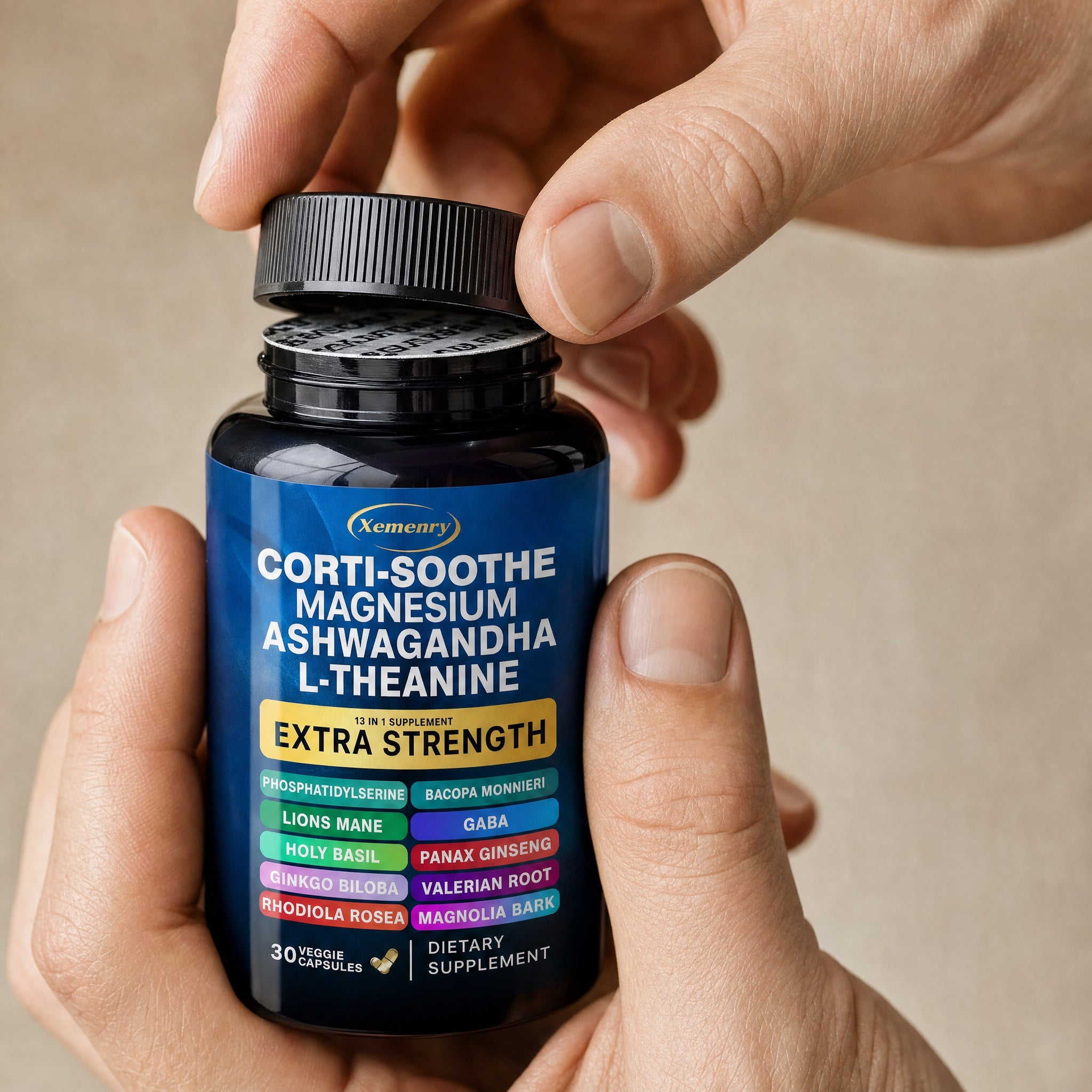 Supplement close-up