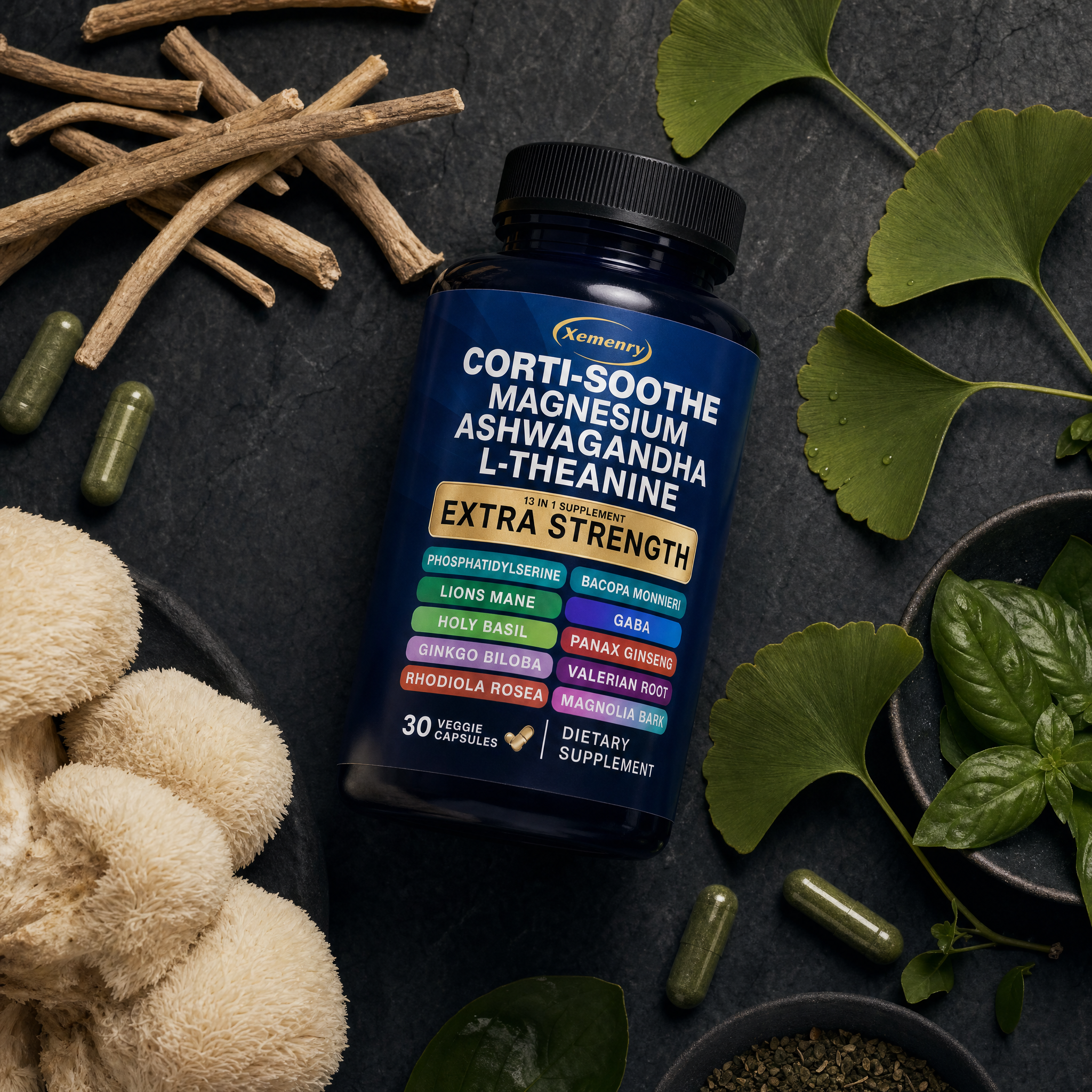 13 botanical adaptogens